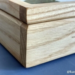 SKRZYNECZKA KASETKA PUDEŁKO BOX NA 6 ZEGARKÓW DREWNIANA ROBIONA RĘCZNIE