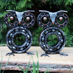 Figurka Sowa Statuetka scrap metal art Loft