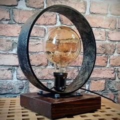 Lampa Industrial Loft Scrap Metal Art Patyna