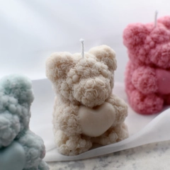 Miś - świeca sojowa