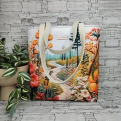 Torebka damska shopper bag torebka na ramię zamykana - pejzaż 4