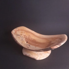  Półmisek z drewna na nóżce  