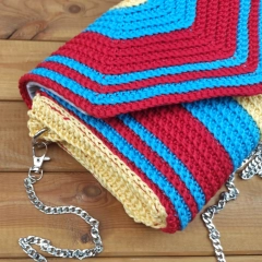 Kolorowa torebka kopertówka