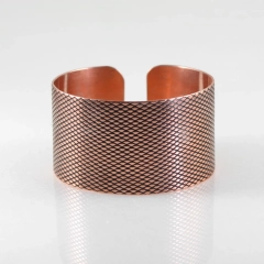 Miedziane bransolety - różne wzory