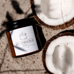 Świeca sojowa Kokos