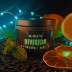 Świeca sojowa DiWa's Division: Cytryna i mięta (120 ml)