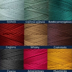 Torba tulipan  ręcznie szydełkowana na ramię