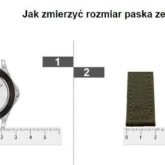 PASEK DO ZEGARKA 28 MM XL brązowy polski szyty ręcznie naturalna skóra
