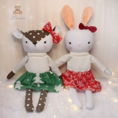 Świąteczna przytulanka Sarenka Nina Boże Narodzenie mikołajki prezent GOTOWA