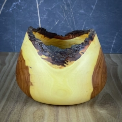 Drewniana misa z jabłoni