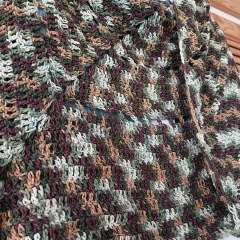 Damska chusta ręcznie robiona - SUPER PREZENT NA KAŻDĄ OKAZJĘ