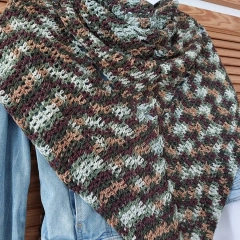 Damska chusta ręcznie robiona - SUPER PREZENT NA KAŻDĄ OKAZJĘ