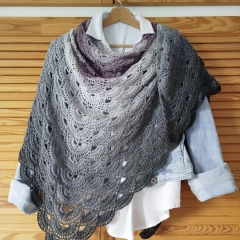 Damska chusta ręcznie robiona - SUPER PREZENT NA KAŻDĄ OKAZJĘ