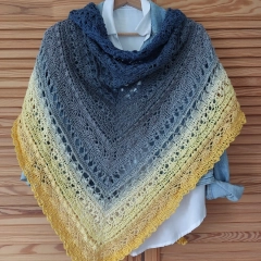 Damska chusta ręcznie robiona - SUPER PREZENT NA KAŻDĄ OKAZJĘ