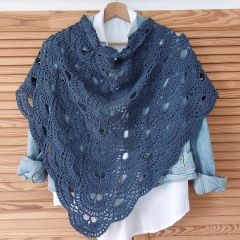 Damska chusta ręcznie robiona - SUPER PREZENT NA KAŻDĄ OKAZJĘ