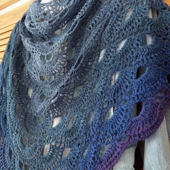 Damska chusta ręcznie robiona - SUPER PREZENT NA KAŻDĄ OKAZJĘ