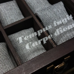 SKRZYNECZKA KASETKA PUDEŁKO box na 18 zegarków naturalne drewno, robione ręcznie, w rystykalnym stylu. Tempus fugit, carpe diem!