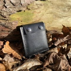 Ręcznie wykonany portfel ze skóry naturalnej w japońskim stylu