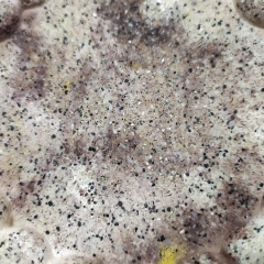 Ręcznie robiona podstawka z gipsu polimerowego- efekt kamienia