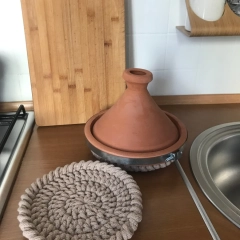 Podstawka,podkładka pod dzbanek,.20cm 2szt. j.beż