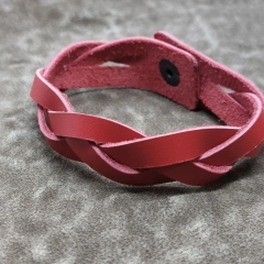 Bransoletka męska bransoletka damska z naturalnej skóry robiona ręcznie 4 kolory W stylu etno vintage punk rock