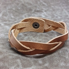 Bransoletka męska bransoletka damska z naturalnej skóry robiona ręcznie 4 kolory W stylu etno vintage punk rock