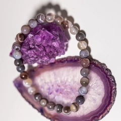 Bransoletka z kamieni naturalnych - agat