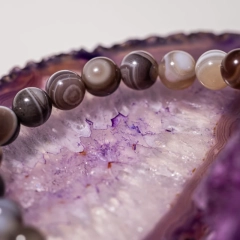 Bransoletka z kamieni naturalnych - agat