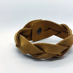 Bransoletka męska bransoletka damska z naturalnej skóry robiona ręcznie 4 kolory W stylu etno vintage punk rock