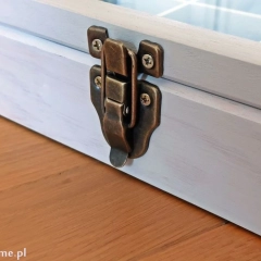 SKRZYNECZKA kasetka pudełko etui na 6 zegarków. DREWNIANA, ręcznie robiona.