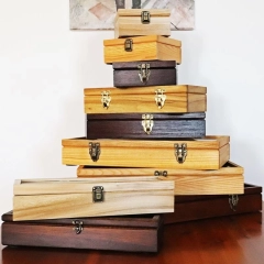 SKRZYNECZKA KASETKA PUDEŁKO BOX NA 24 ZEGARKI DREWNIANA ROBIONA RĘCZNIE