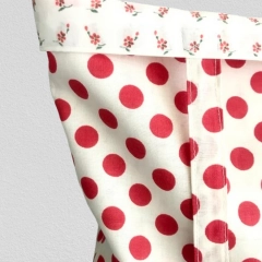 Torba na zakupy,bawełniana torebka na ramię,shoperka w groszki. 