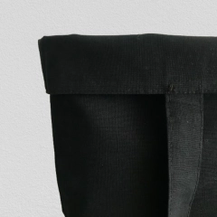 Torba na zakupy,bawełniana torebka na ramię,shoperka czarna 