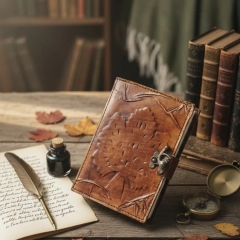 Dziennik skórzany dzienniki skórzane hand made scrapbooking vintage 