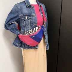 Nerka XL pink blue zebra