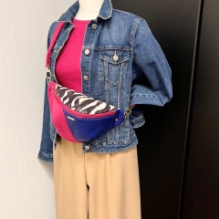 Nerka XL pink blue zebra
